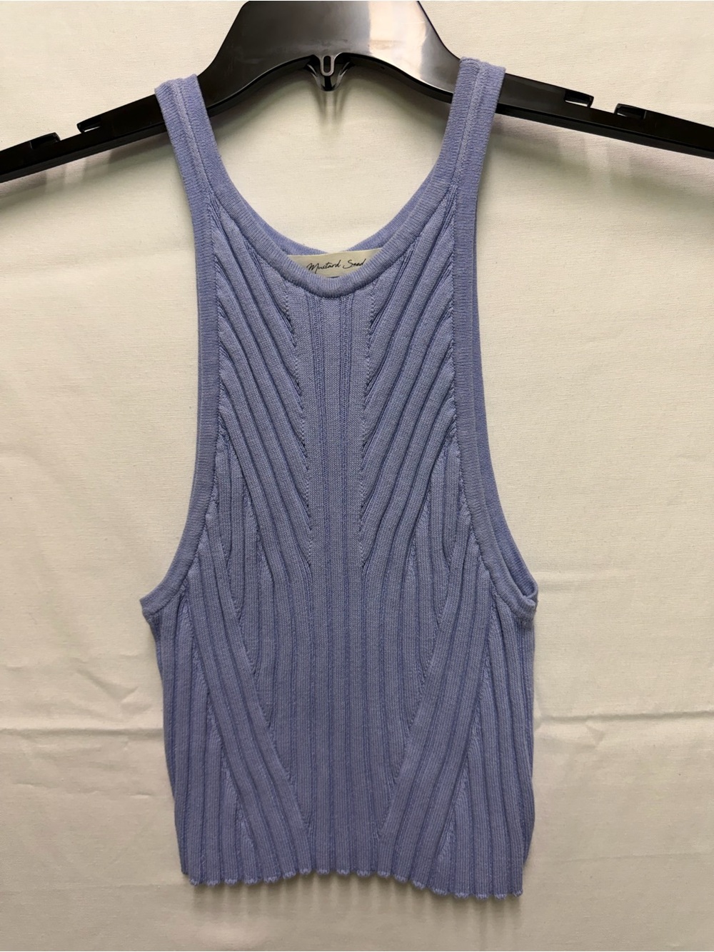 Mustard Seed Lavender Ribbed Tank Top